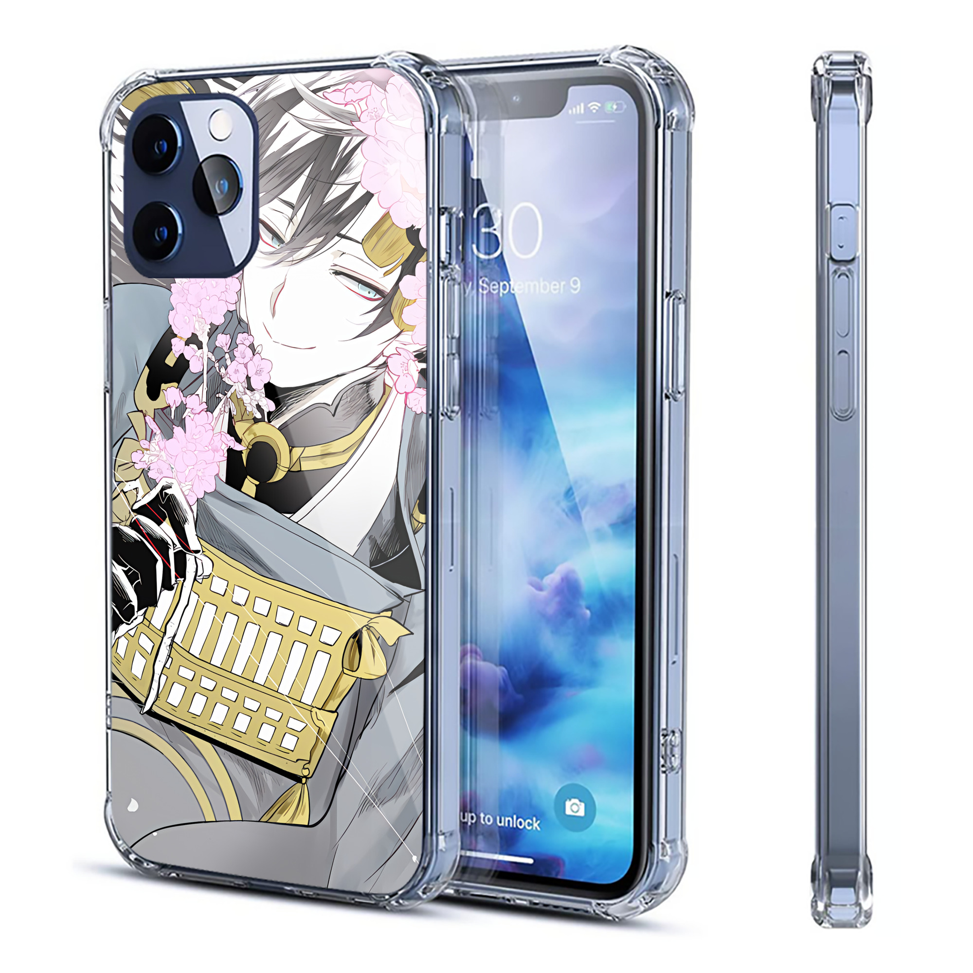 （画像用） 刀剣乱舞 Touken Ranbu 【iPhone 12シリーズ対応】透明スマホケース（クリアソフトケース）